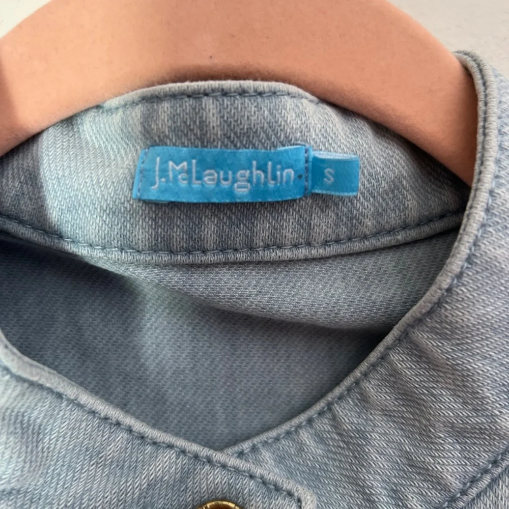 J MCLAUGHLIN Light Wash Denim Jean Jacket SMALL - Picture 2 of 5